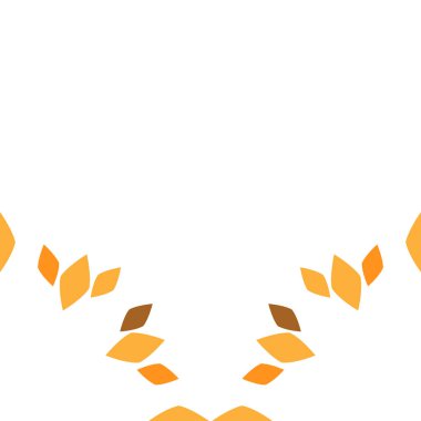 çiçek yaprağı çerçeve tasarımı