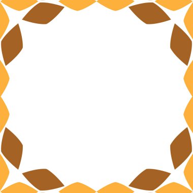 çiçek yaprağı çerçeve tasarımı