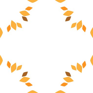 çiçek yaprağı çerçeve tasarımı