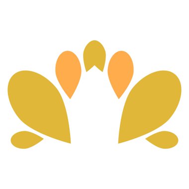 beyaz arkaplanda çiçek yaprağı dekoru