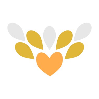 Güzel çiçek yaprağı süslemesi