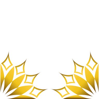 lüks altın çiçekli çerçeve dekorasyonu