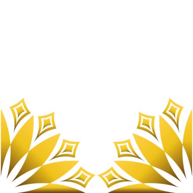 lüks altın çiçekli çerçeve dekorasyonu