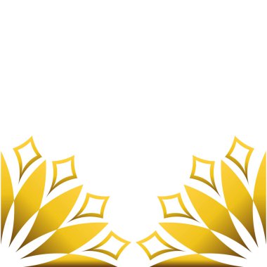 lüks altın çiçekli çerçeve dekorasyonu