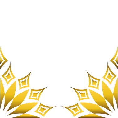 lüks altın çiçekli çerçeve dekorasyonu