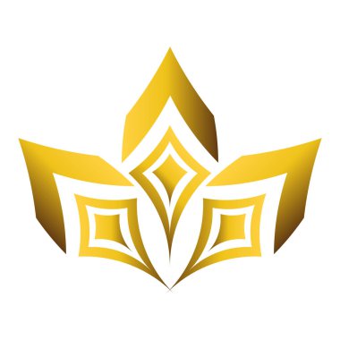 Lüks altın çiçeklerle süslenmiş.