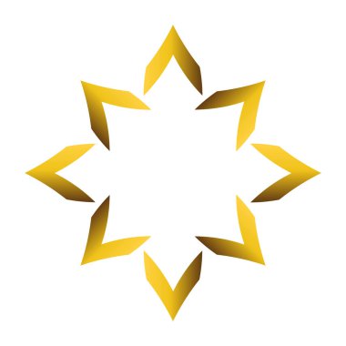 Lüks altın çiçeklerle süslenmiş.