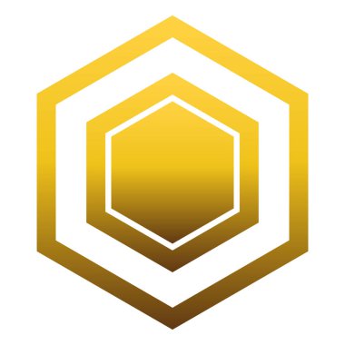 lüks altın geometri desenli element