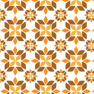 soyut çiçekli pürüzsüz desen