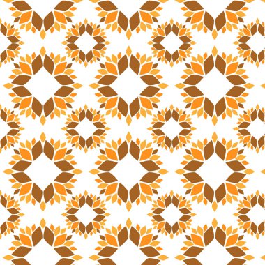 soyut çiçekli pürüzsüz desen