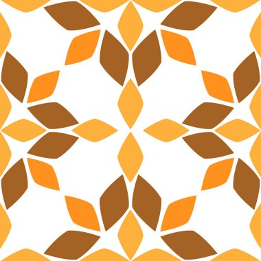 soyut çiçekli pürüzsüz desen