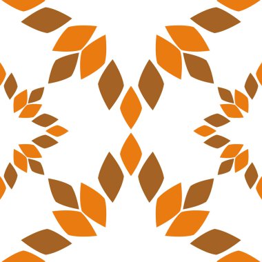 soyut çiçekli pürüzsüz desen