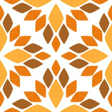 soyut çiçekli pürüzsüz desen