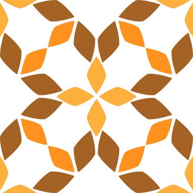 soyut çiçekli pürüzsüz desen