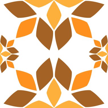 soyut çiçekli pürüzsüz desen