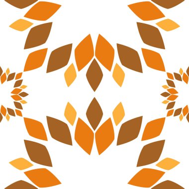 soyut çiçekli pürüzsüz desen