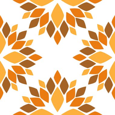 soyut çiçekli pürüzsüz desen