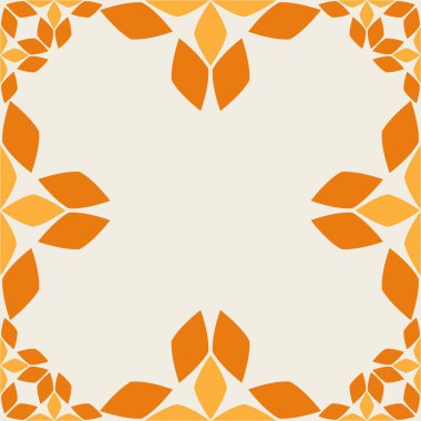 yumuşak renk çiçekli çerçeve tasarımı