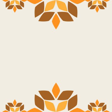 yumuşak renk çiçekli çerçeve tasarımı