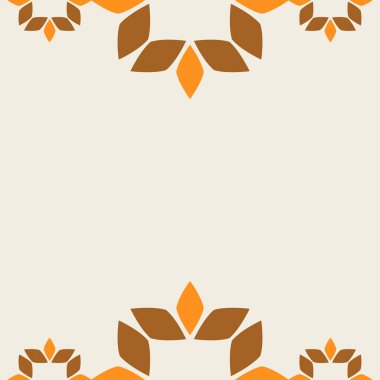 yumuşak renk çiçekli çerçeve tasarımı