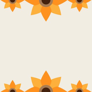 yumuşak renk çiçekli çerçeve tasarımı 