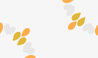 Turuncu ve sarı yapraklı soyut arkaplan.