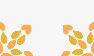 Beyaz arkaplanda mesaj için boşluk bırakıyor. Vektör illüstrasyonu.