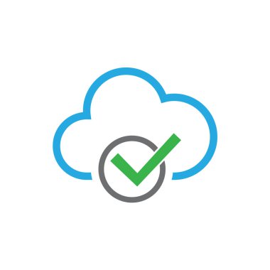 Bulut gradyanı simgesi beyaz arkaplanda izole edildi