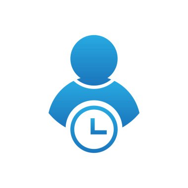 kullanıcı insan simgesi gradyan biçim simgesi tasarımı 