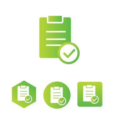 Pano simgesi. Görev simgesi konsepti. gradyan biçim vektör simgesi