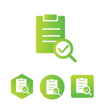 Pano simgesi. Görev simgesi konsepti. gradyan biçim vektör simgesi