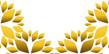 Altın çiçekli çerçeve tasarımı