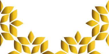 Altın çiçekli çerçeve tasarımı