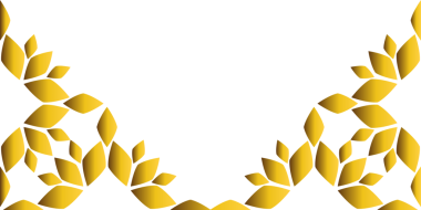 Altın çiçekli çerçeve tasarımı