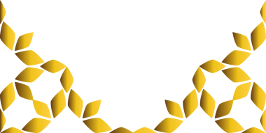 Altın çiçekli çerçeve tasarımı