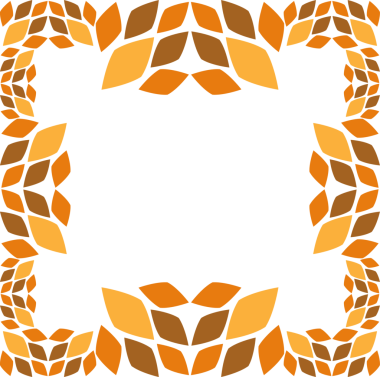 kahverengi yaprak çerçeve tasarımı