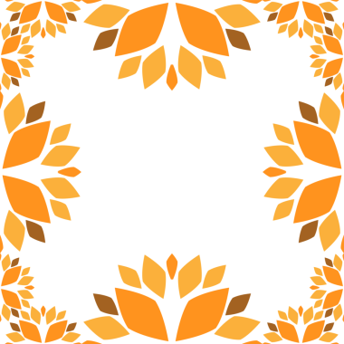 kahverengi yaprak çerçeve tasarımı