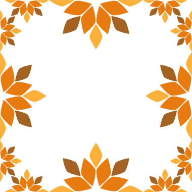 kahverengi çiçekli çerçeve tasarımı