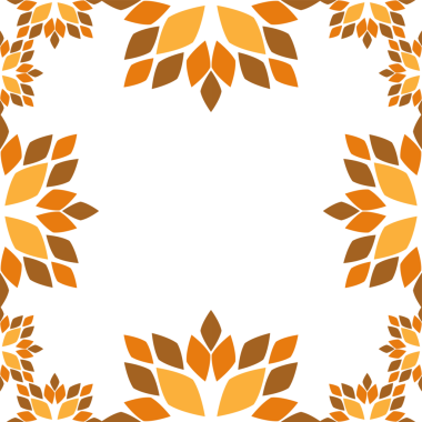 kahverengi çiçekli çerçeve tasarımı