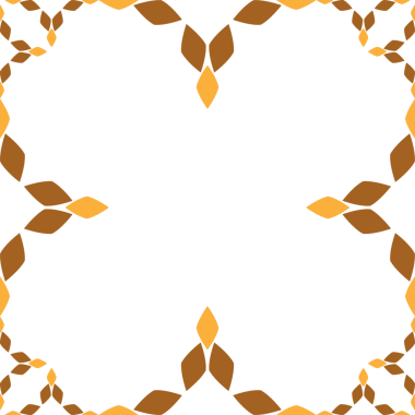 kahverengi çiçekli çerçeve tasarımı