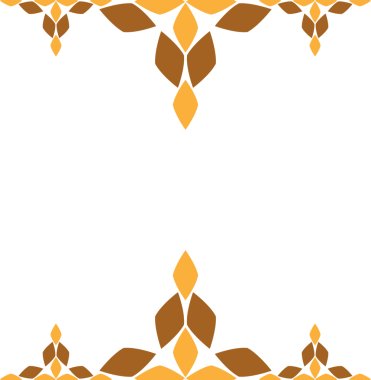 kahverengi çiçekli çerçeve tasarımı