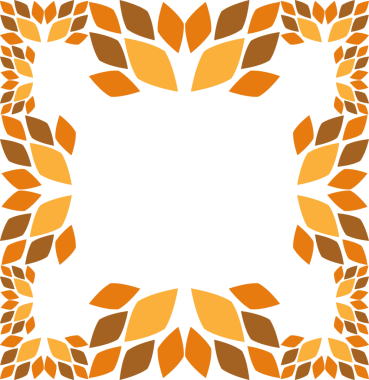 kahverengi çiçekli çerçeve tasarımı