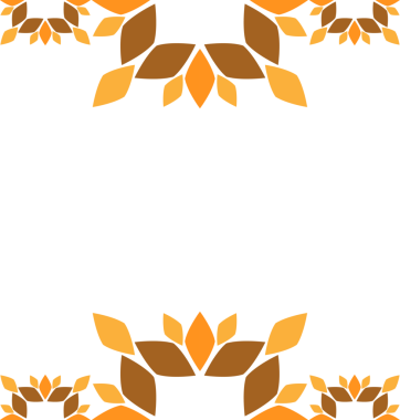 kahverengi çiçekli çerçeve tasarımı