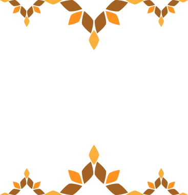 kahverengi yaprak çerçeve tasarımı