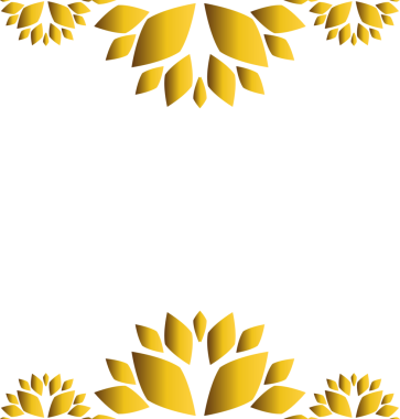 lüks altın çiçekli çerçeve 