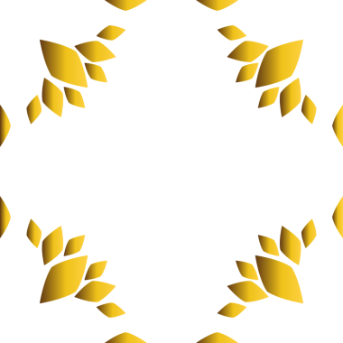 Güzel altın çiçekli çerçeve 