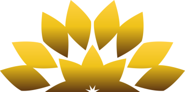 Altın çiçekli çerçeve tasarımı