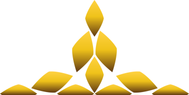 Altın çiçekli çerçeve tasarımı