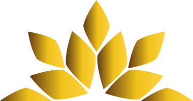 Altın çiçekli çerçeve tasarımı