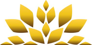 Altın çiçekli çerçeve tasarımı